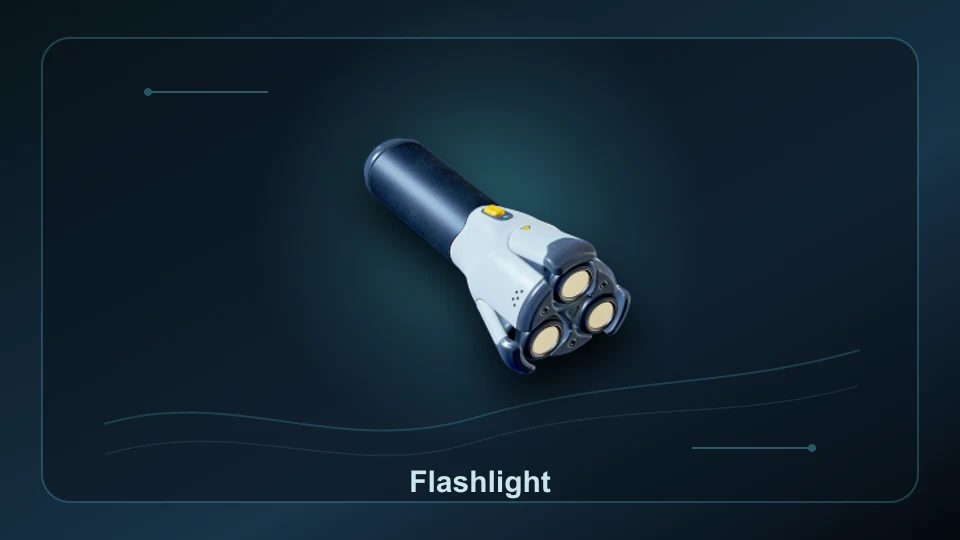 Subnautica 2 Flashlight item render