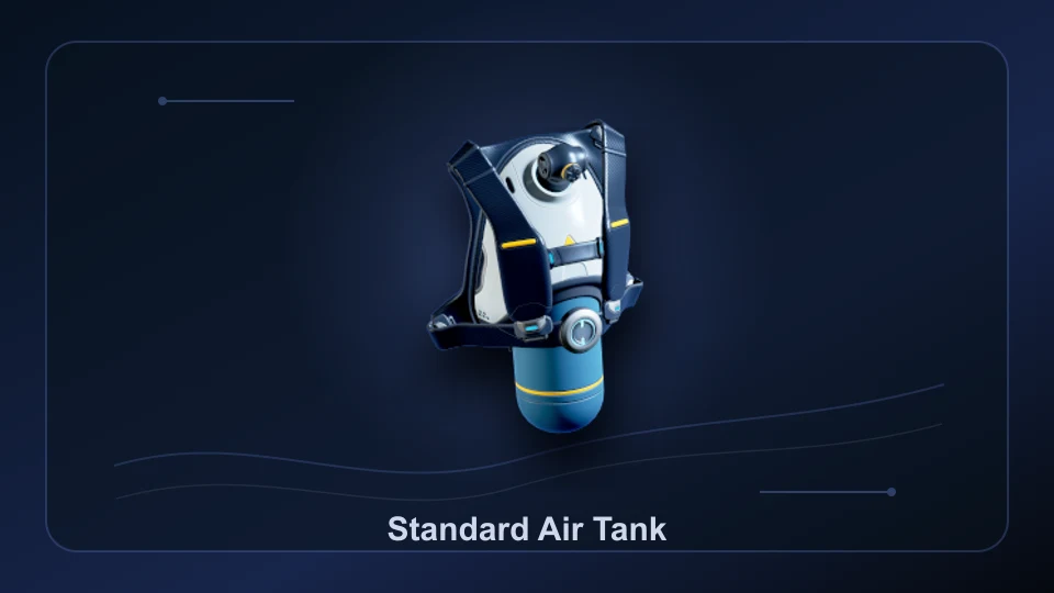 Subnautica 2 Standard Air Tank item render.