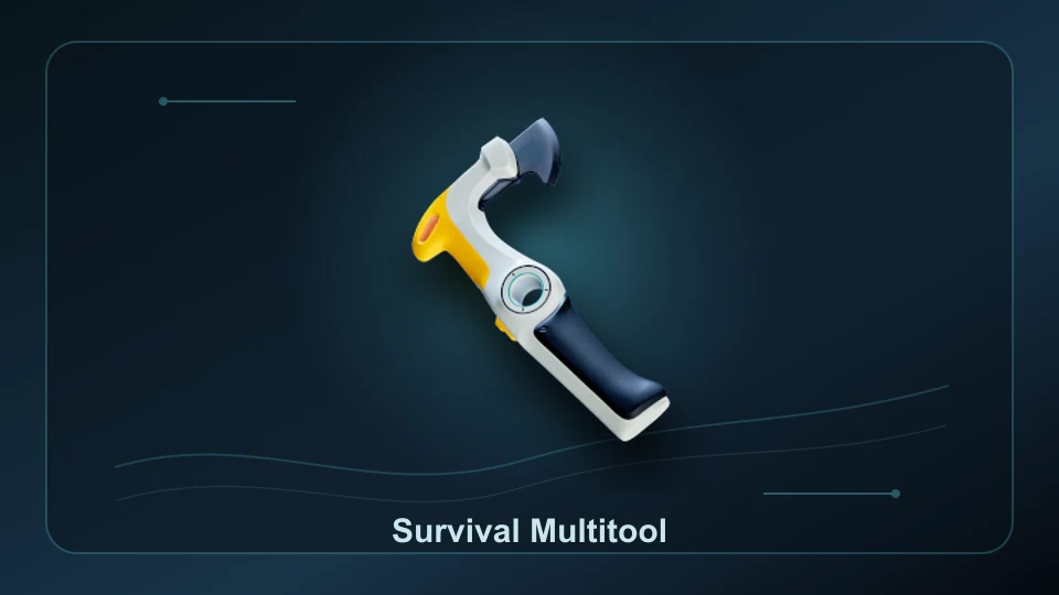 Subnautica 2 Survival Multitool item render.