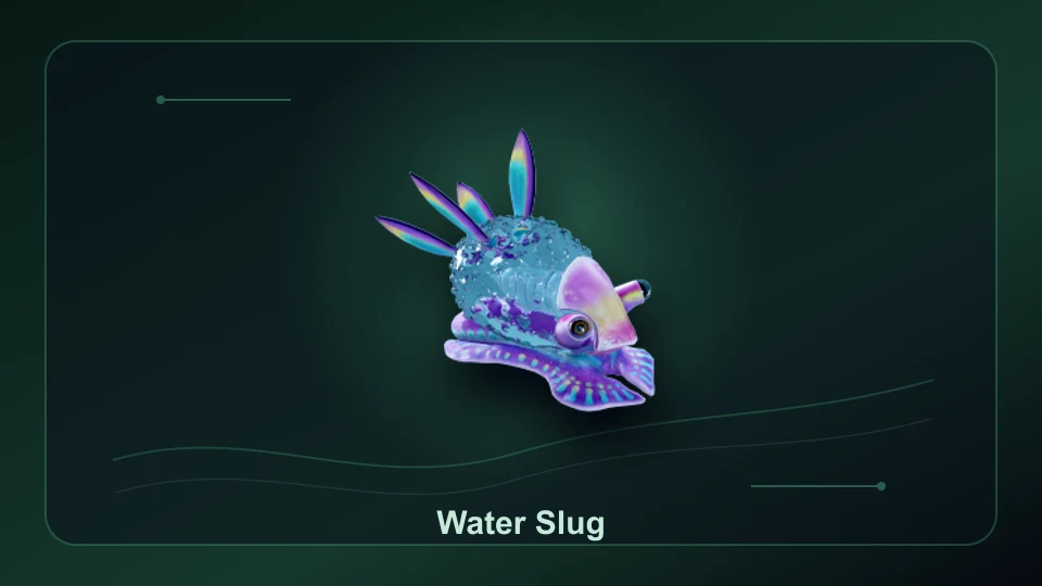Subnautica 2 Water Slug item render.