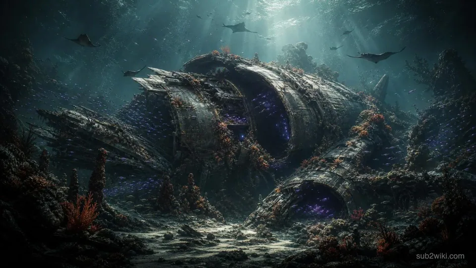 Official Subnautica 2 media crop used for Repair Tool and wreck-fragment route planning.