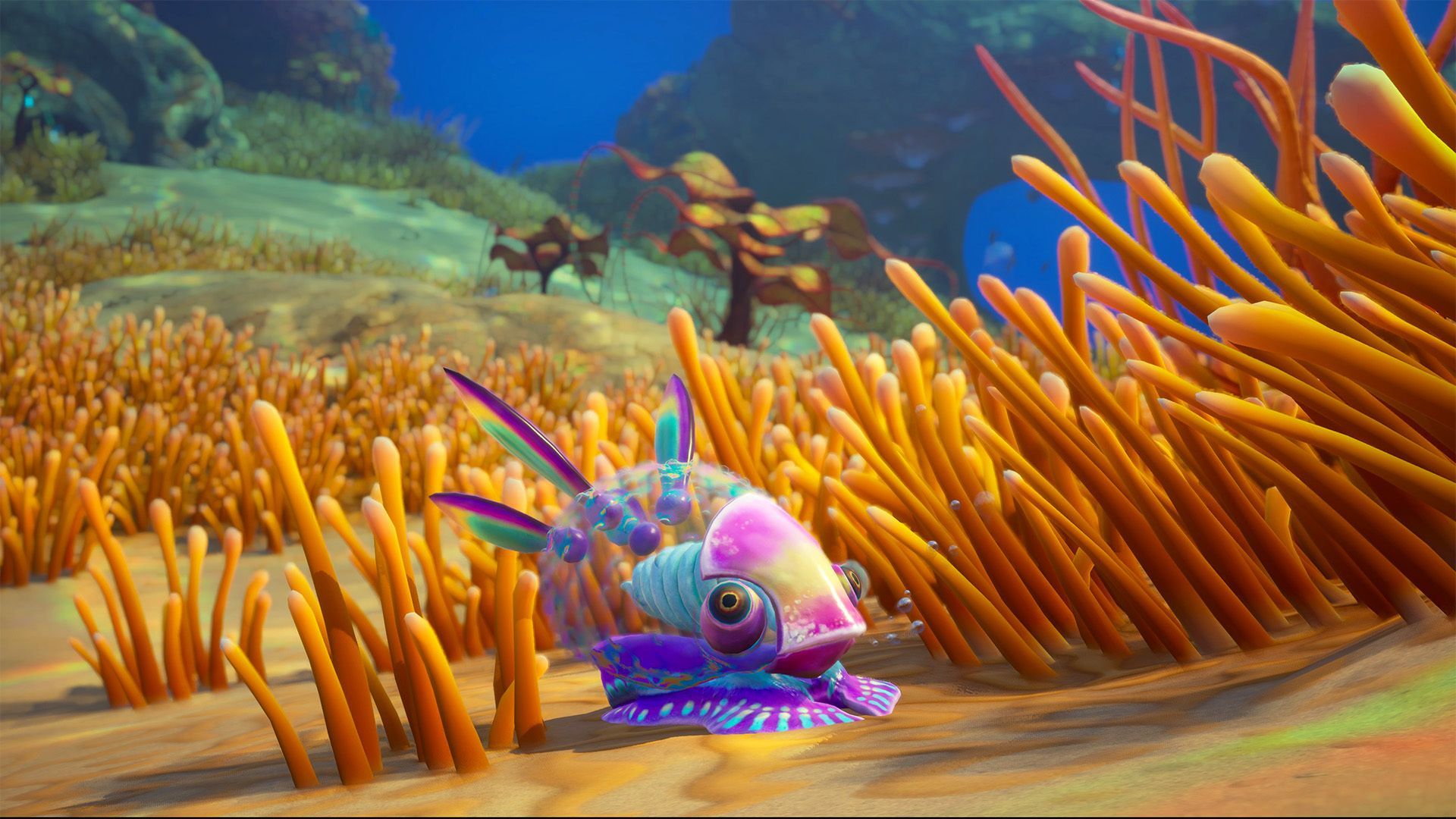 Official Unknown Worlds Subnautica 2 Waterslug image used for fauna and scan context.